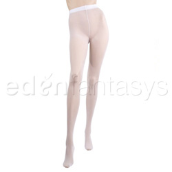 Rhinestone backseam pantyhose