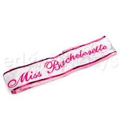 Flashing miss bachelorette sash