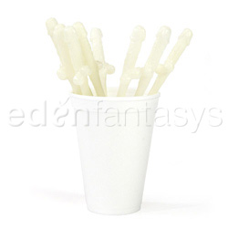 Dicky sipping straws glow in the dark
