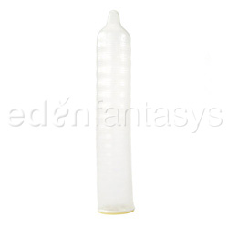 Ribbed pleasure with spermicide