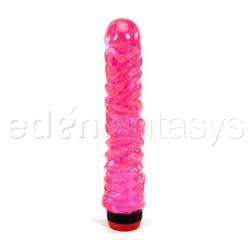 Hot pink twister-8" - Traditional vibrator