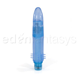 Waterproof jelly glitter probe - Traditional vibrator
