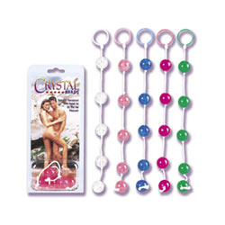 Crystal love beads - med