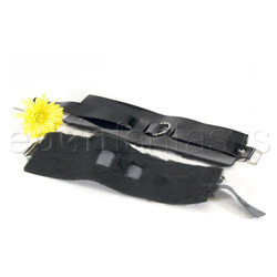 Ankle cuffs - patent leather