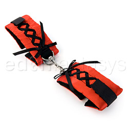 Tantric satin ties wrist cuffs - Wrist cuffs