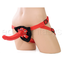 Sophia&rsquo;s red rider - Double strap harness