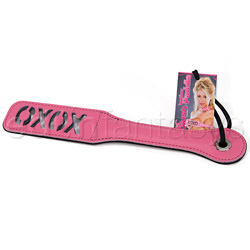 Make me blush leather paddle - Paddle