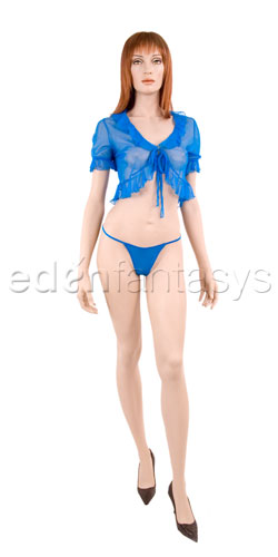 Turquoise mini jacket - Bed jacket