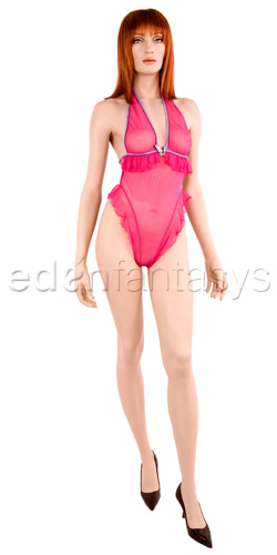 Rose mesh teddy