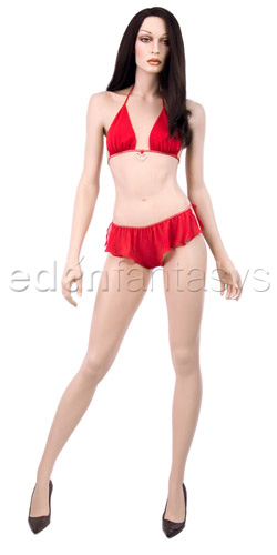 Big hearted bra and panty