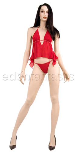Big hearted camisole and g-string