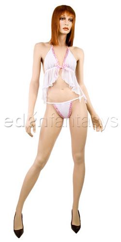 Random hearts camisole and g-string