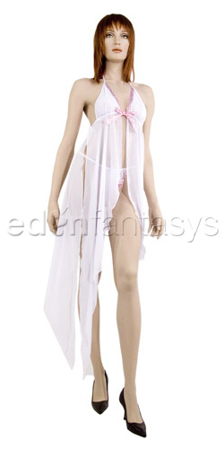 Random hearts gown and g-string