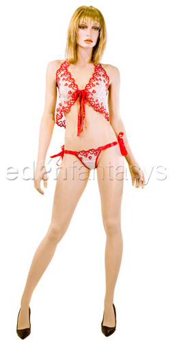 Halter babydoll set