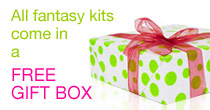 All fantasy kits come in a free gift box