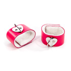 Pink heart ankle restraints