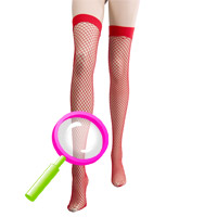 Industrial net thigh highs