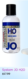 System JO H2O anal lubricant