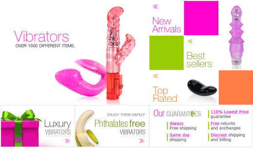 Vibrators - over 1500 different items