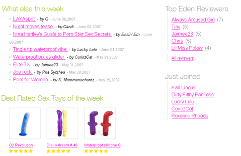 Sex toys Reviews