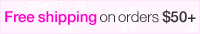 Free shipping on orders $50+