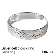 Silver celtic cock ring - Cock Ring