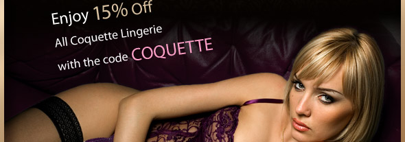 Enjoy 15% off all Coquette Lingerie