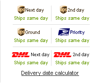 Delivery date calculator