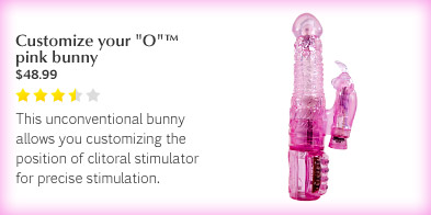 Customize your "O" pink bunny