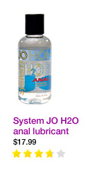 System JO H2O anal lubricant