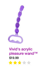 Vivid's acrylic pleasure wand