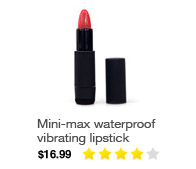 Mini-max waterproof vibrating lipstick