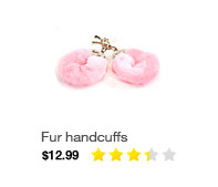 Fur handcuffs - pink