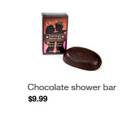 Chocolate shower bar