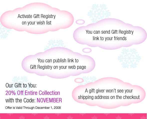 20% Off Entire Collections with the Code: NOVEMBER