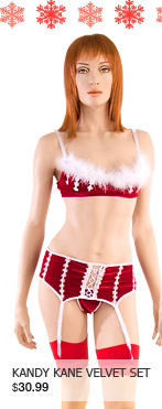 Kandy Kane velvet set