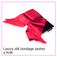 Luxury silk bondage sashes