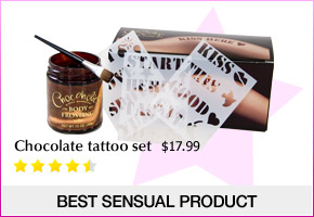 Chocolate tattoo set
