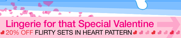 All Hearts Are Yours - Flirty Valentine Lingerie Sale