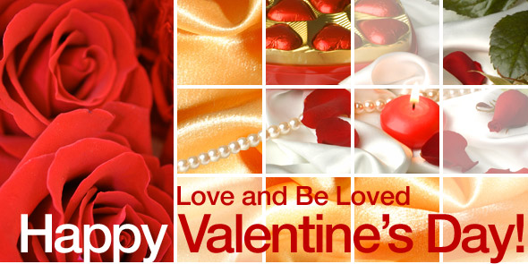 Love and Be Loved. Happy Valentine's Day!