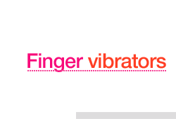 Finger vibrators