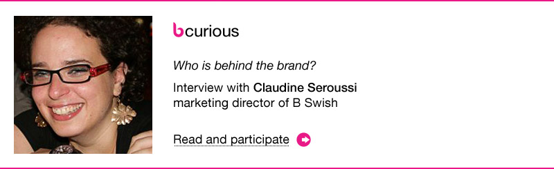 Interview with Claudine Seroussi, marketing director of B Swish