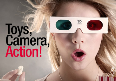 Toys, Camera, Action! Sex toys on the big screen.