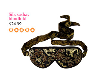 Silk sashay blindfold