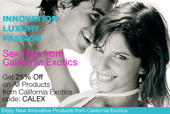 Get 25% OFF on All Vibrators By California Exotics Manufacturer with code: CALEX