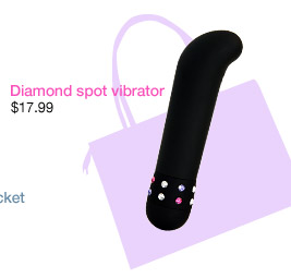Diamond spot vibrator