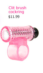 Clit brush cockring