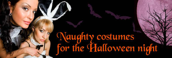 Naughty costumes for the Halloween night