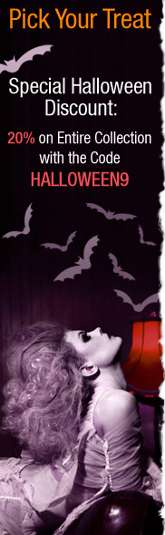 Get 20% off on entire collection with the code: HALLOWEEN9