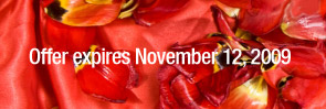 Offer expires November 12, 2009